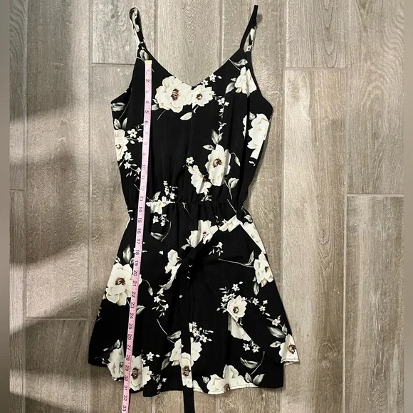 GRACE KARIN Women Floral Print Dress Spaghetti Strap V Neck Mini Dress Size S - Picture 6 of 10